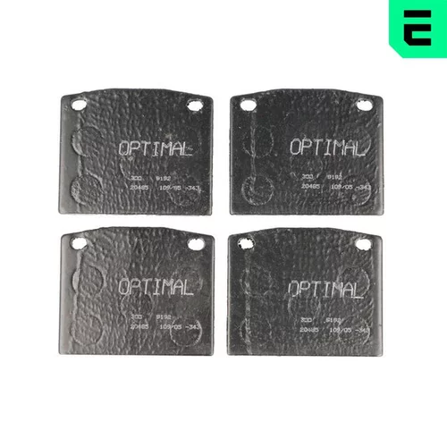 Sada brzdových platničiek kotúčovej brzdy OPTIMAL 9192