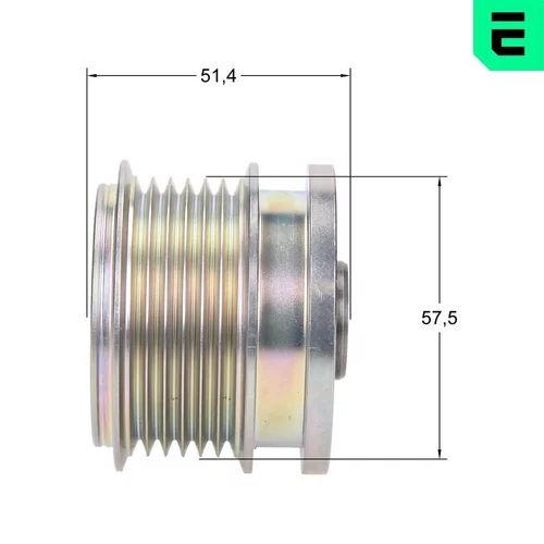 Voľnobežka alternátora F5-1107 /OPTIMAL/ - obr. 2