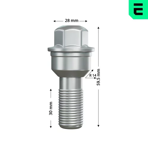 Skrutka kolesa OP-UWB10014-1 /OPTIMAL/ - obr. 2