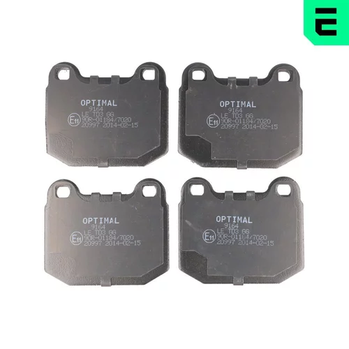 Sada brzdových platničiek kotúčovej brzdy OPTIMAL BP-09164
