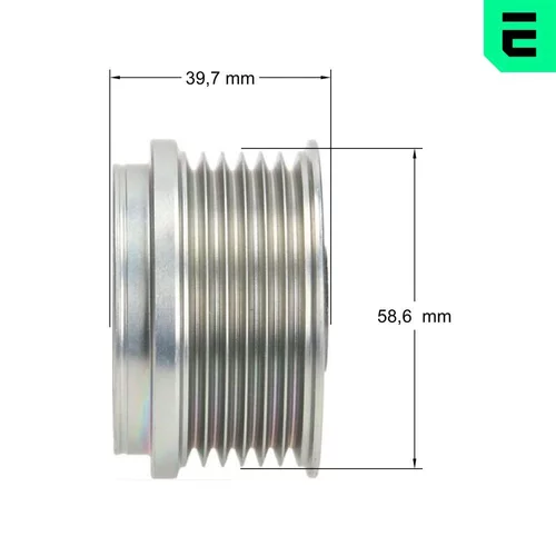 Voľnobežka alternátora F5-1057 /OPTIMAL/ - obr. 2