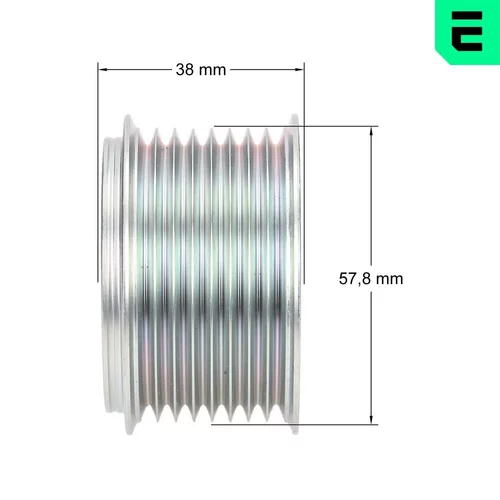 Voľnobežka alternátora F5-1089 /OPTIMAL/ - obr. 2