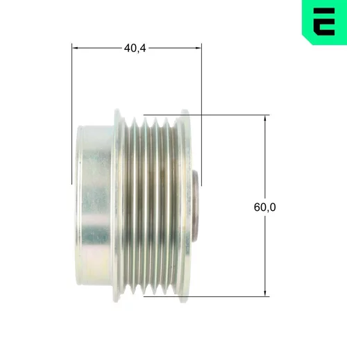 Voľnobežka alternátora F5-1178 /OPTIMAL/ - obr. 2