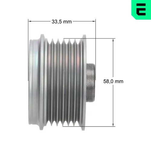 Voľnobežka alternátora F5-1191 /OPTIMAL/ - obr. 2