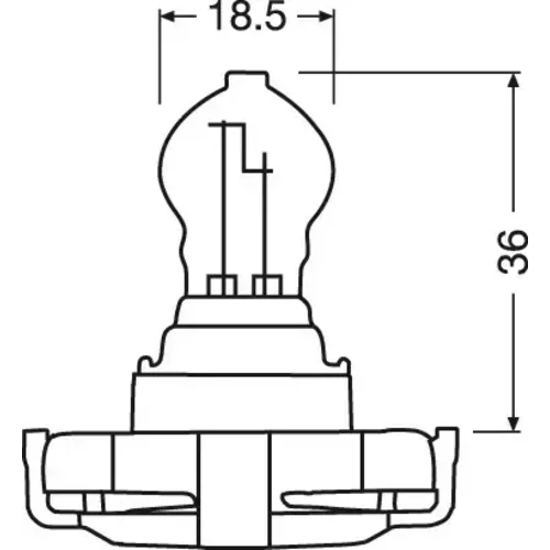Žiarovka pre smerové svetlo 5200A /OSRAM/ - obr. 2