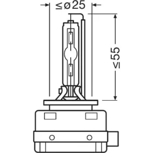 Žiarovka pre diaľkový svetlomet 66340CBN-2HB /OSRAM/ - obr. 2