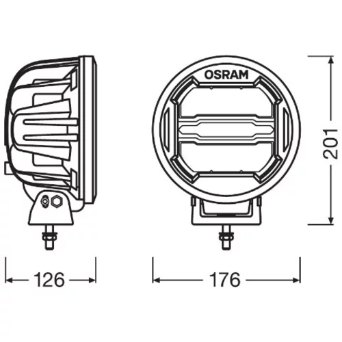 Diaľkový svetlomet LEDDL111-CB /OSRAM/ - obr. 1