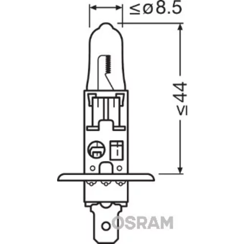 Žiarovka pre diaľkový svetlomet OSRAM 64155-01B