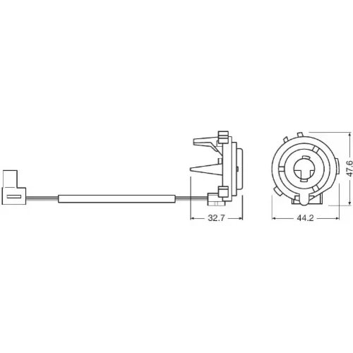 Objímka žiarovky hlavného svetlometu 64210DA08 /OSRAM/ - obr. 2