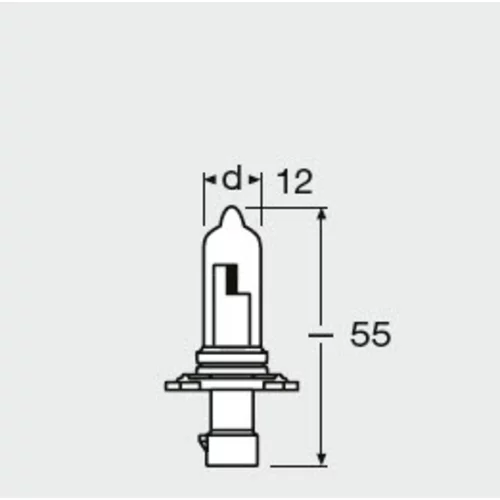 Žiarovka pre diaľkový svetlomet 9005XS /OSRAM/ - obr. 1