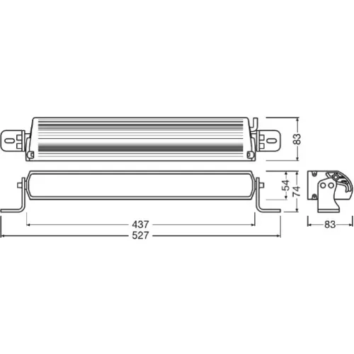 Diaľkový svetlomet LEDDL132-CB SM /OSRAM/ - obr. 2