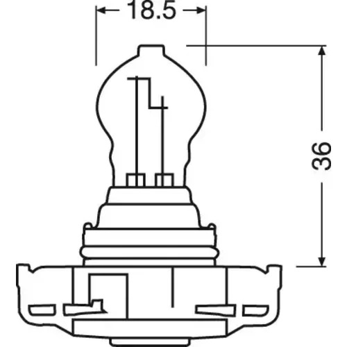 Žiarovka pre smerové svetlo 2503A /OSRAM/ - obr. 2