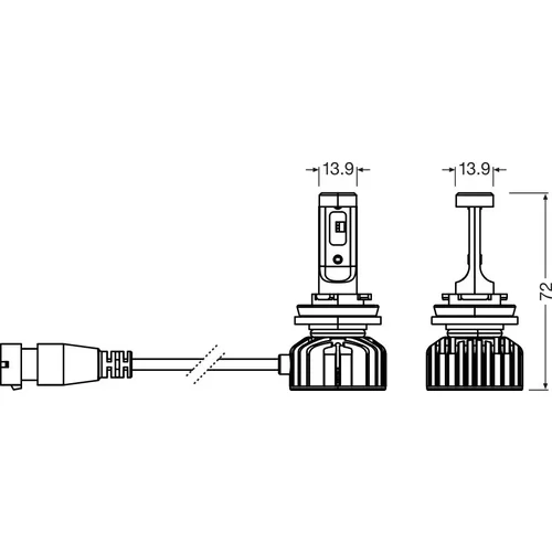 Žiarovka pre hmlové svetlo 64219DWNBSM-2HB /OSRAM/ - obr. 2