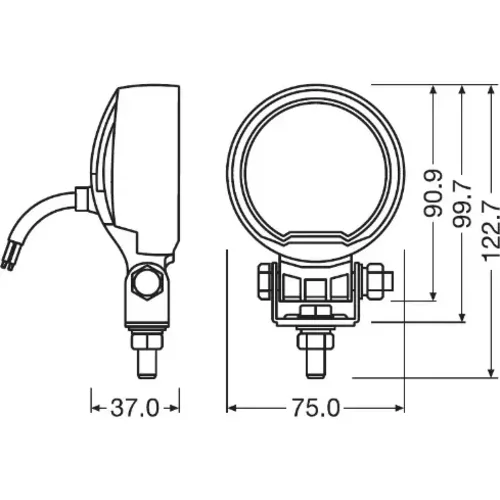 Pracovný svetlomet LEDWL104-WD /OSRAM/ - obr. 2