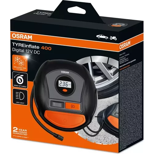 Pneuhustič s manometrom OSRAM OTI400