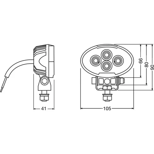 Pracovný svetlomet LEDWL112-WD /OSRAM/ - obr. 3