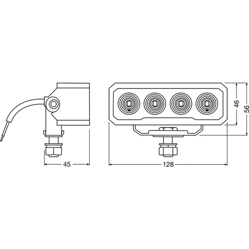 Pracovný svetlomet LEDWL115-WD /OSRAM/ - obr. 3