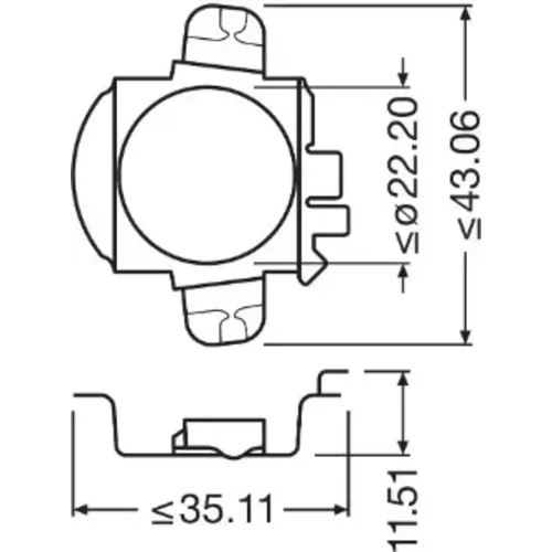 Objímka žiarovky hlavného svetlometu 64210DA03 /OSRAM/ - obr. 2