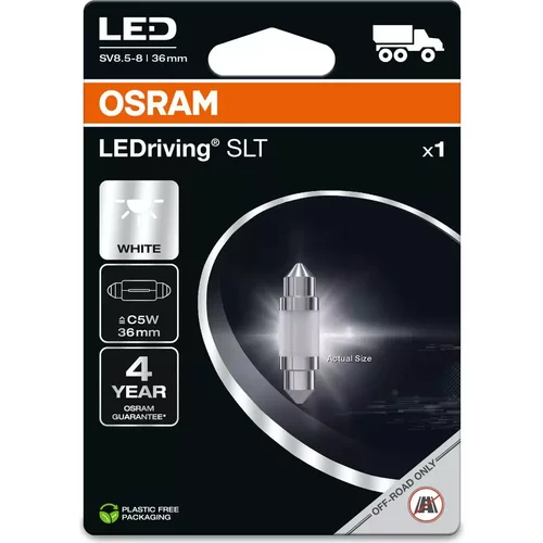 Žiarovka osvetlenia poznávacej značky OSRAM 6436DWP-1BL