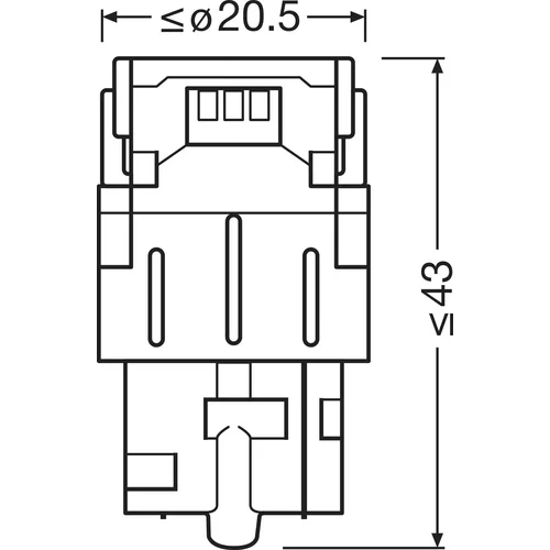 žiarovka 7505DYP-2BL /OSRAM/ - obr. 2