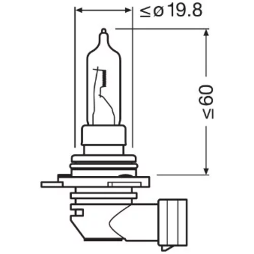 Žiarovka pre diaľkový svetlomet 9012 /OSRAM/ - obr. 1