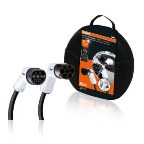 Nabíjací / napájací kábel 5m Typ 2 IP65 IK10 32A pre elektromobil OCC23P05 /OSRAM/ - obr. 1