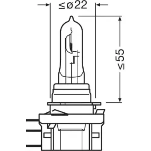 Žiarovka pre diaľkový svetlomet 64176CBN-2HB /OSRAM/ - obr. 2