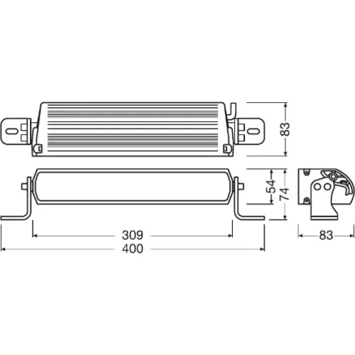 Diaľkový svetlomet LEDDL129-SP /OSRAM/ - obr. 2