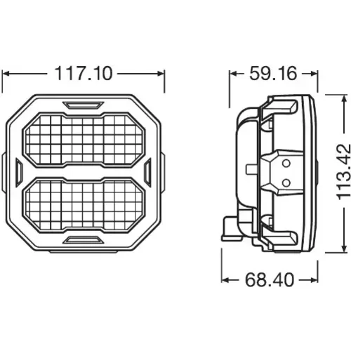 Pracovný svetlomet LEDPWL104-WD /OSRAM/ - obr. 1