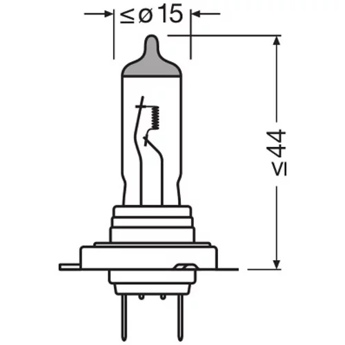 Žiarovka pre diaľkový svetlomet 64180L /OSRAM/ - obr. 1