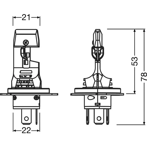 Žiarovka pre diaľkový svetlomet 64193DWNBSP-2HB /OSRAM/ - obr. 2