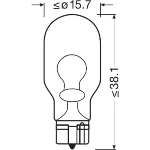 Žiarovka pre smerové svetlo 921-2BL /OSRAM/ - obr. 2