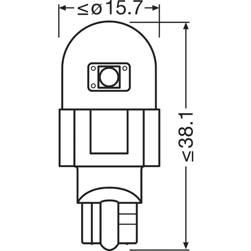 Žiarovka pre osvetlenie vnútorného priestoru OSRAM 921DWP-2BL
