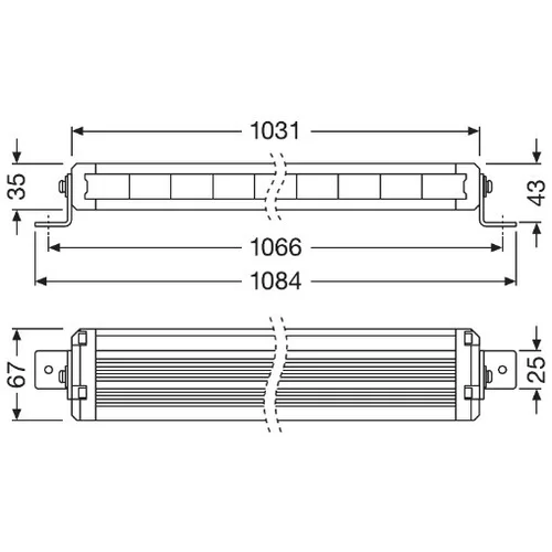 Diaľkový svetlomet LEDDL120-CB SM /OSRAM/ - obr. 1