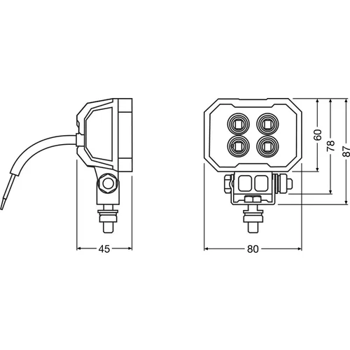 Pracovný svetlomet LEDWL110-WD /OSRAM/ - obr. 3