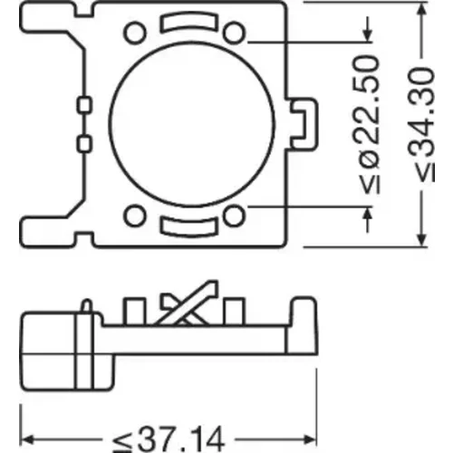 Objímka žiarovky hlavného svetlometu 64210DA02 /OSRAM/ - obr. 2