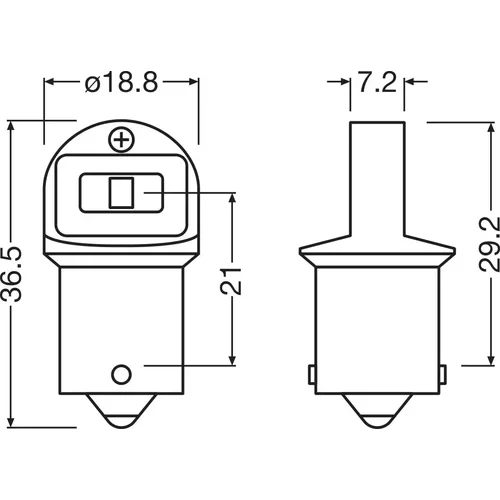 Žiarovka pre smerové svetlo OSRAM 5007DWP-2BL