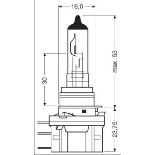 Žiarovka pre diaľkový svetlomet 64176 /OSRAM/ - obr. 2