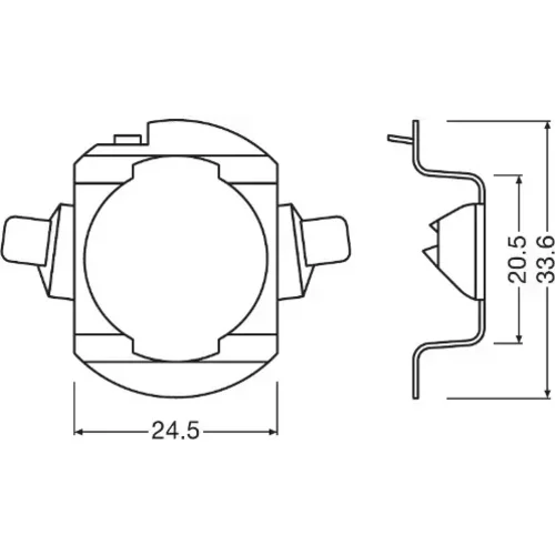 Objímka žiarovky hlavného svetlometu 64210DA06 /OSRAM/ - obr. 2