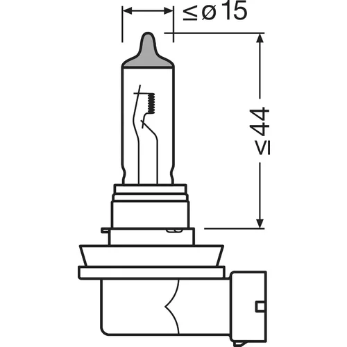 Žiarovka pre diaľkový svetlomet 64211NBS-2HB /OSRAM/ - obr. 2