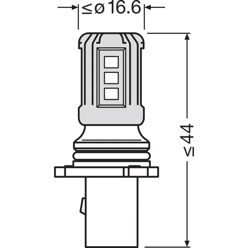 žiarovka OSRAM 828DWP-1BL
