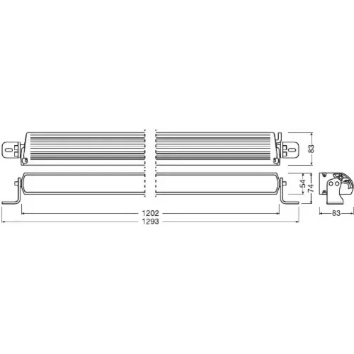 Diaľkový svetlomet LEDDL134-CB SM /OSRAM/ - obr. 2