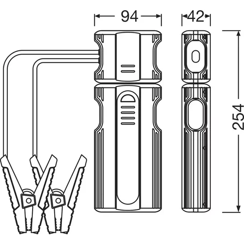 Akumulátorový booster OJS010 /OSRAM/ - obr. 2