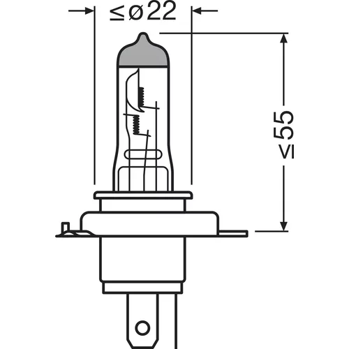 Žiarovka pre diaľkový svetlomet 64193NBS-1BL /OSRAM/ - obr. 2