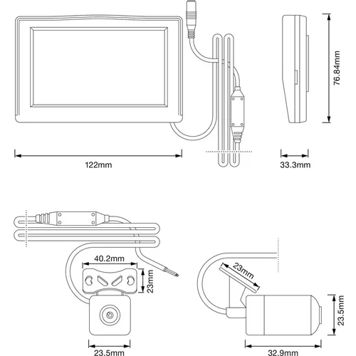 Súprava cúvacej kamery OWRCS4 /OSRAM/ - obr. 2