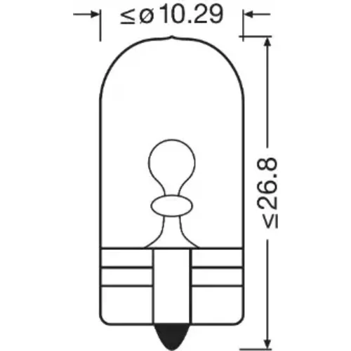 Žiarovka pre smerové svetlo 2827DC-2BL /OSRAM/ - obr. 2