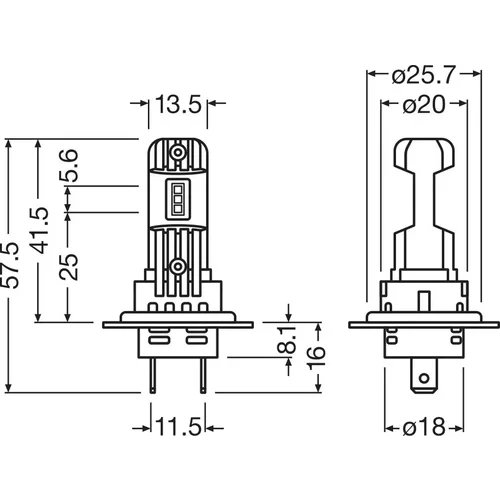 Žiarovka pre diaľkový svetlomet 64210DWESY-2HB /OSRAM/ - obr. 2