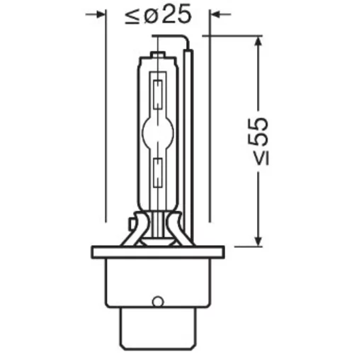 Žiarovka pre diaľkový svetlomet 66240XNN-HCB /OSRAM/