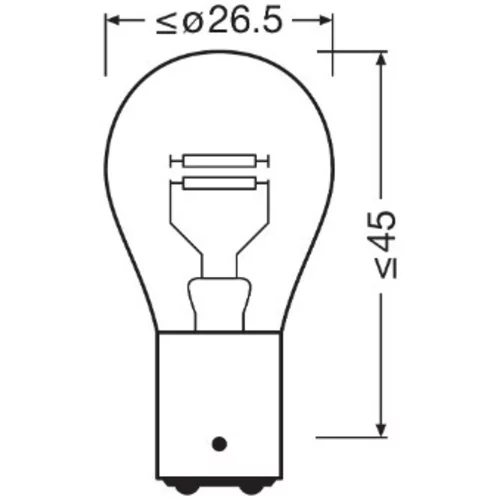 Žiarovka pre smerové svetlo 7537TSP /OSRAM/ - obr. 1