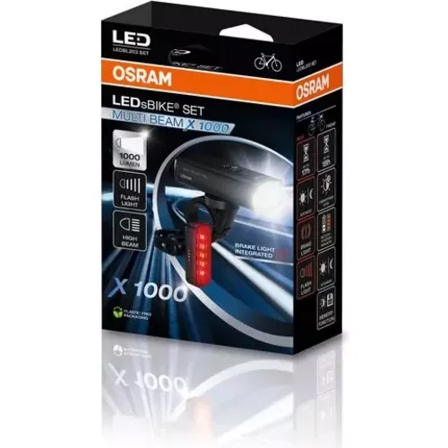 Súprava svetiel, bicykel OSRAM LEDBL203 SET